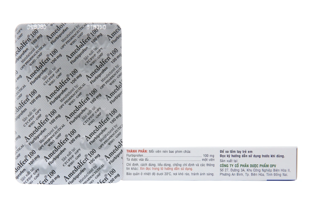 Amedolfen 100mg giảm đau, hạ sốt (3 vỉ x 10 viên) - 2