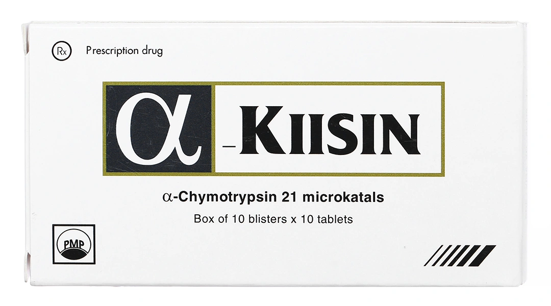 Alpha-Kiisin 4200 USP điều trị phù nề sau chấn thương (10 vỉ x 10 viên) - 1