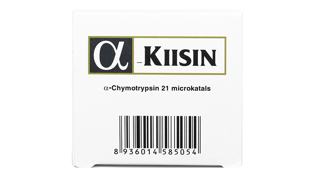 Alpha-Kiisin 4200 USP điều trị phù nề sau chấn thương (10 vỉ x 10 viên) - 4