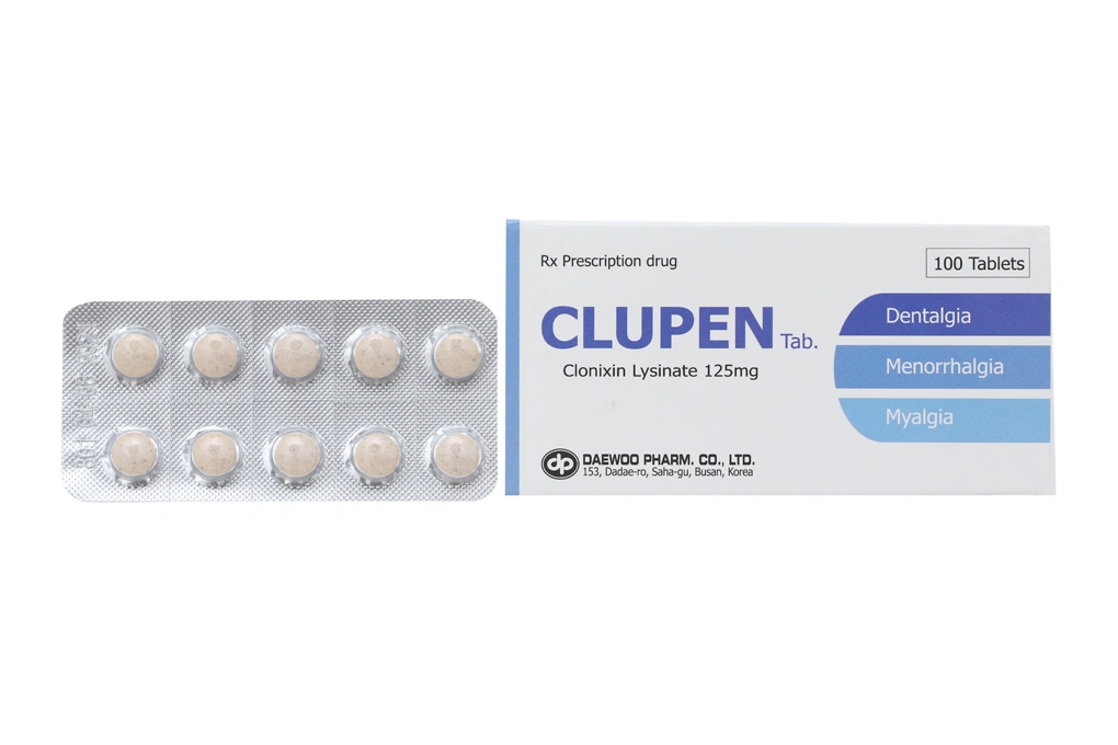 Clupen 125mg giảm đau, kháng viêm xương khớp (10 vỉ x 10 viên) - 1