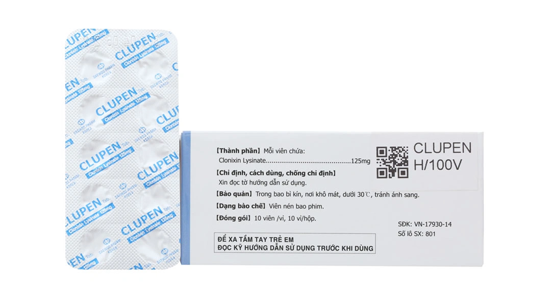 Clupen 125mg giảm đau, kháng viêm xương khớp (10 vỉ x 10 viên) - 2