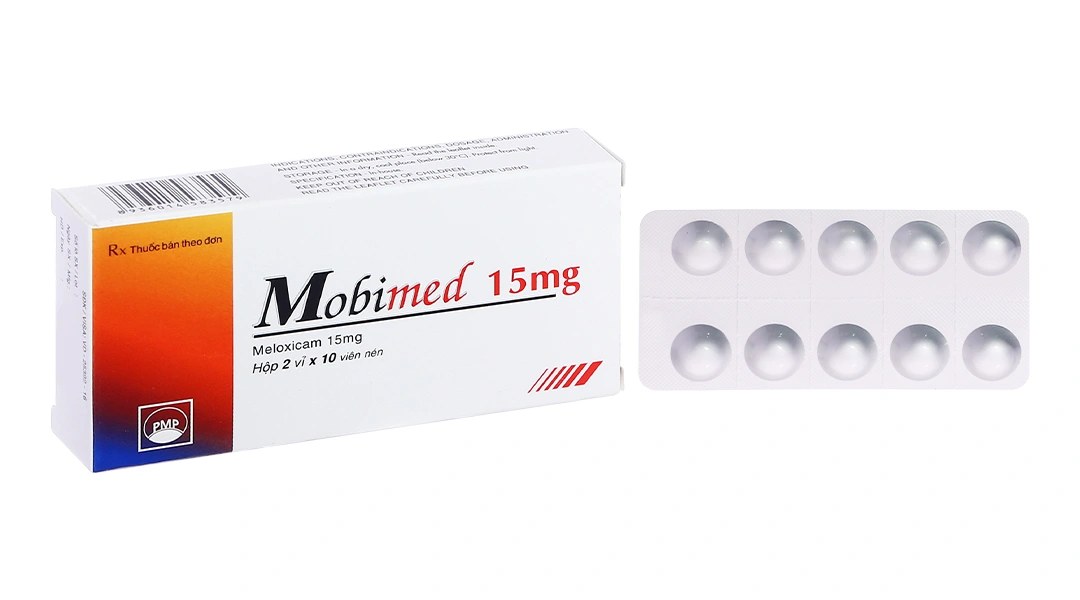 Mobimed 15mg giảm đau, kháng viêm xương khớp (2 vỉ x 10 viên) - 