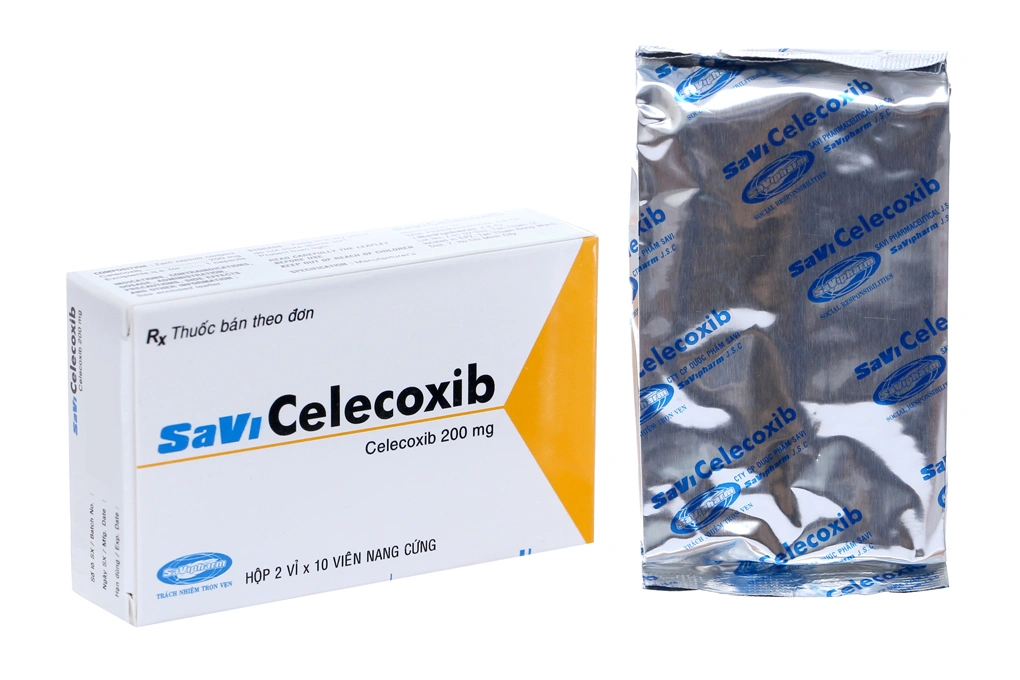 Savi Celecoxib 200mg giảm đau, kháng viêm xương khớp (2 vỉ x 10 viên) - 