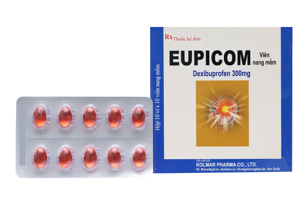 Eupicom 300mg giảm đau, kháng viêm xương khớp (10 vỉ x 10 viên) - 1