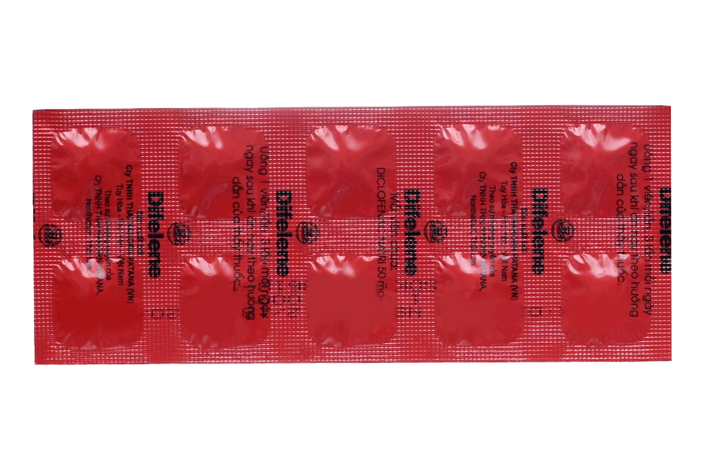 Difelene 50mg giảm đau, kháng viêm xương khớp (1 vỉ x 10 viên) - 3
