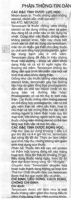 Bart 20mg trị viêm khớp dạng thấp, viêm xương khớp (3 vỉ x 10 viên) - 7