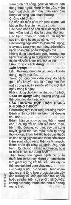 Bart 20mg trị viêm khớp dạng thấp, viêm xương khớp (3 vỉ x 10 viên) - 8