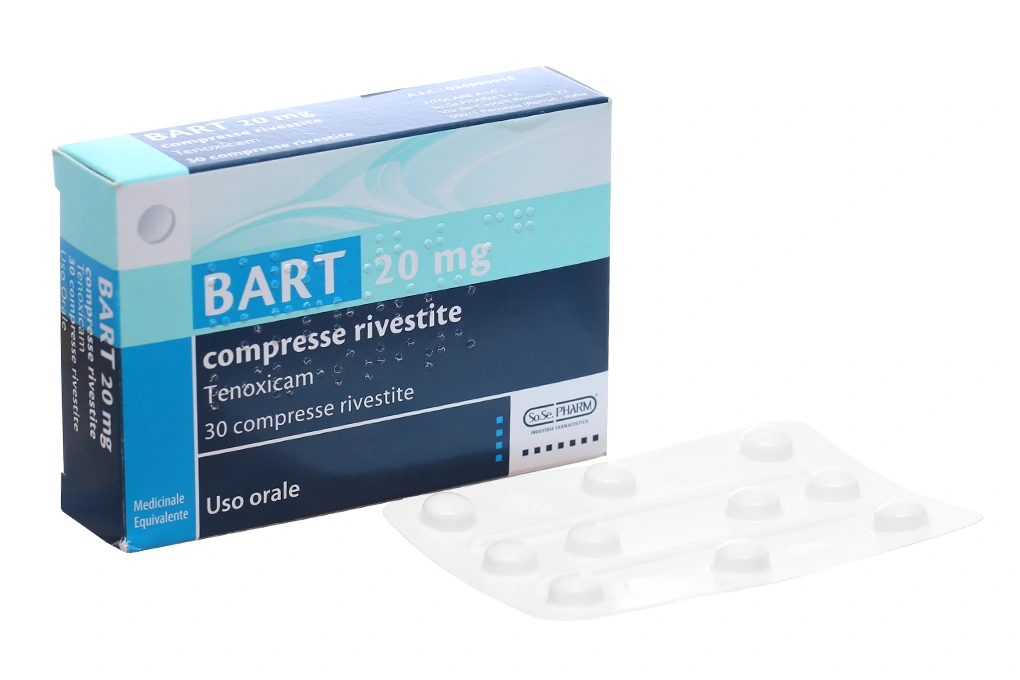 Bart 20mg trị viêm khớp dạng thấp, viêm xương khớp (3 vỉ x 10 viên) - 