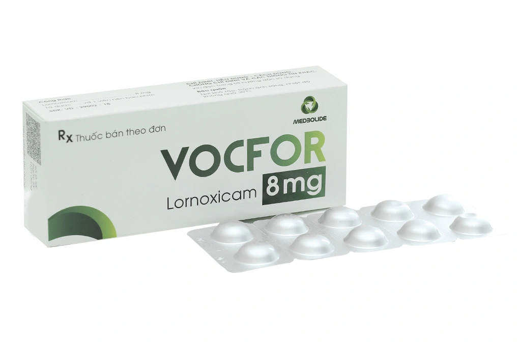 Vocfor 8mg giảm đau, kháng viêm xương khớp (3 vỉ x 10 viên) - 