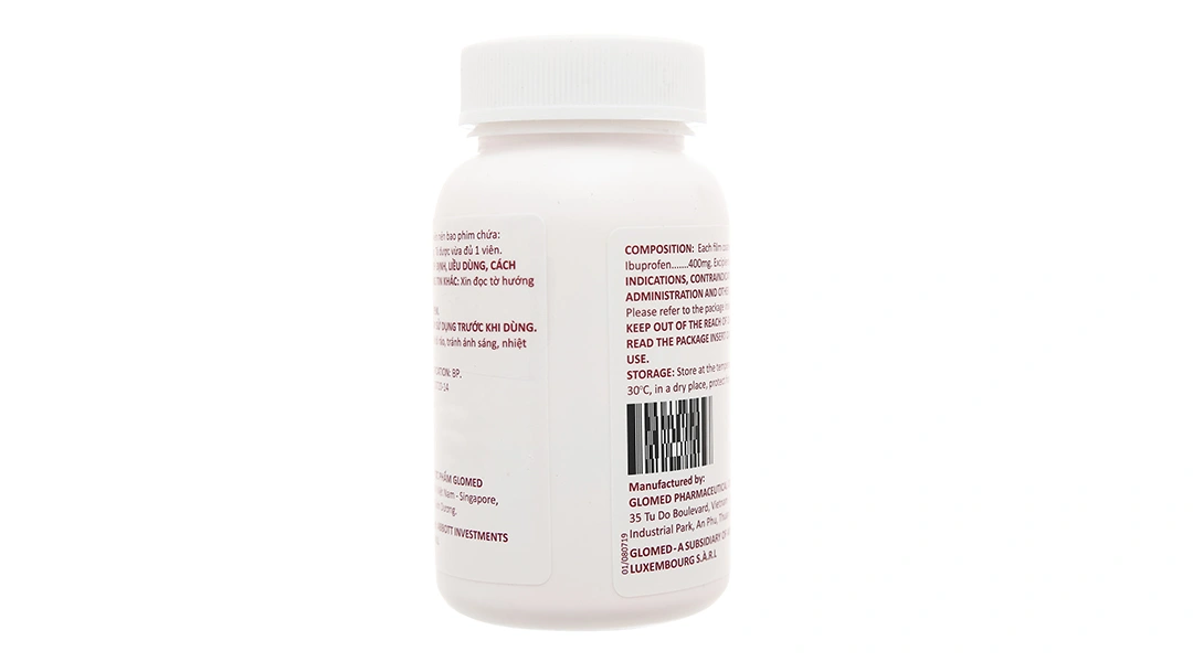 Ibumed 400 giảm đau, hạ sốt, kháng viêm lọ 200 viên - 2