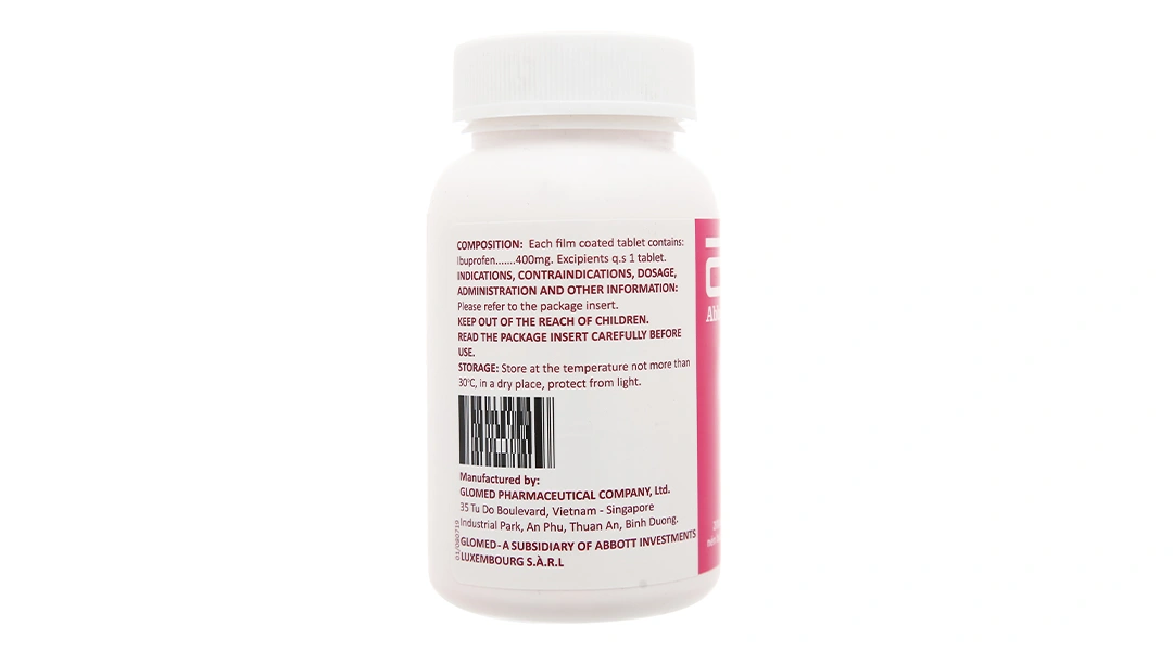 Ibumed 400 giảm đau, hạ sốt, kháng viêm lọ 200 viên - 3