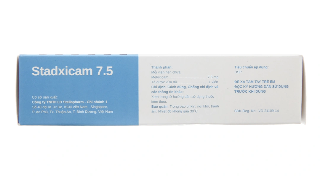 Stadxicam 7.5 trị viêm khớp dạng thấp (5 vỉ x 10 viên) - 2