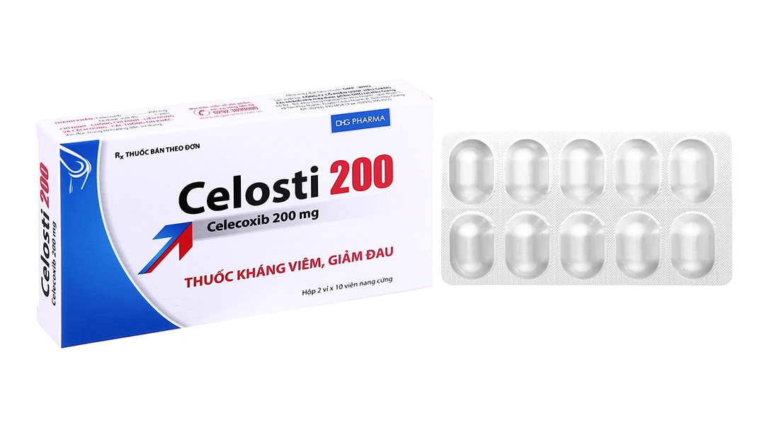 Celosti 200mg giảm đau, kháng viêm xương khớp (2 vỉ x 10 viên) - 