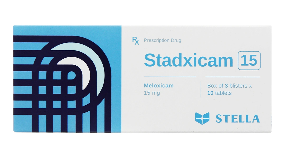 Stadxicam 15mg trị viêm xương khớp (3 vỉ x 10 viên) - 1