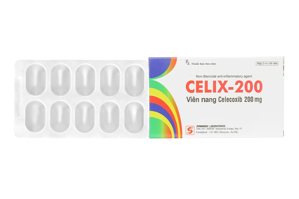 Celix 200mg giảm đau, kháng viêm xương khớp (2 vỉ x 10 viên) - 