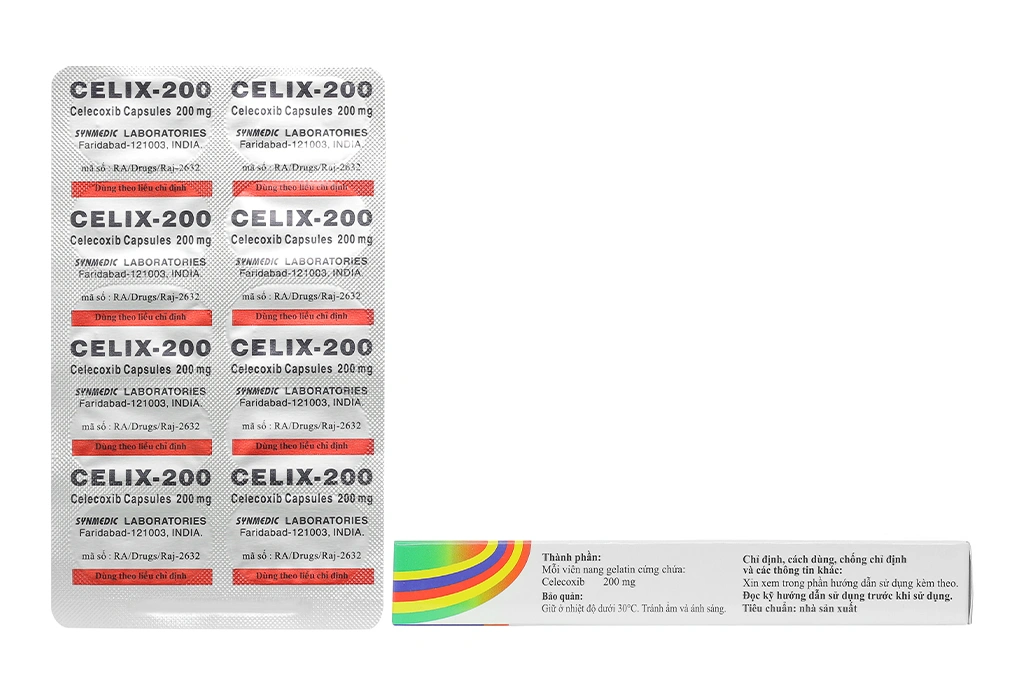 Celix 200mg giảm đau, kháng viêm xương khớp (2 vỉ x 10 viên) - 1