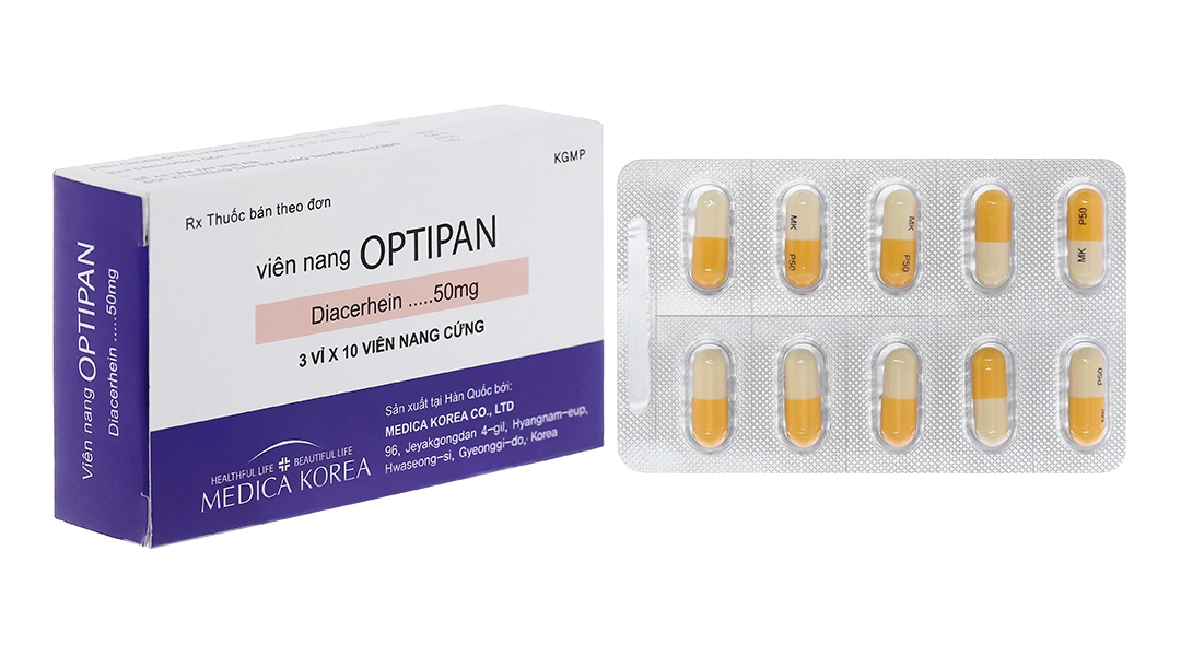 Optipan 50mg trị thoái hóa xương khớp (3 vỉ x 10 viên) - 