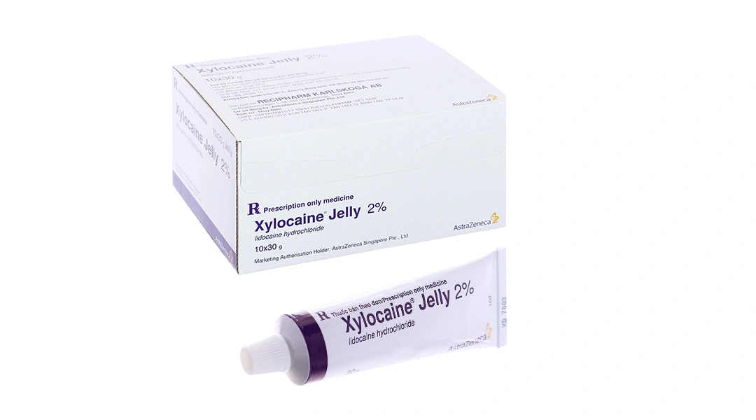 Gel bôi Xylocaine Jelly 2% gây tê, bôi trơn bề mặt tuýp 30g - 