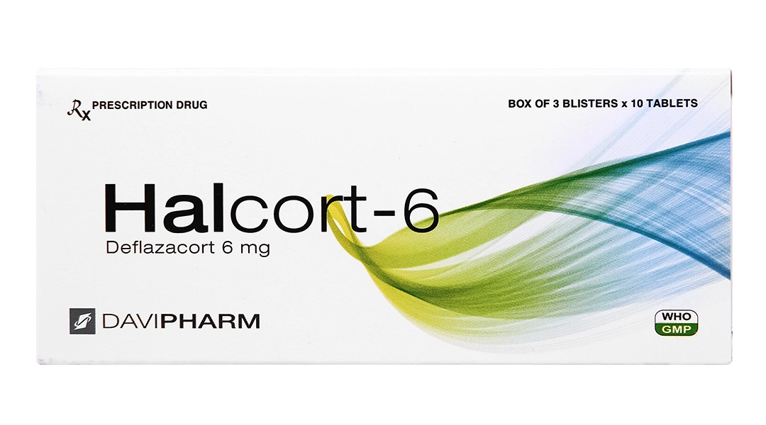 Halcort-6 thuốc kháng viêm, trị viêm khớp dạng thấp (3 vỉ x 10 viên) - 9
