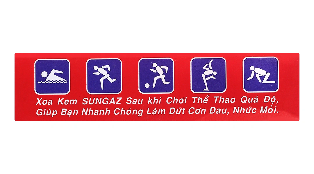 Kem xoa bóp Sungaz giảm đau cơ, xương khớp tuýp 30g - 2