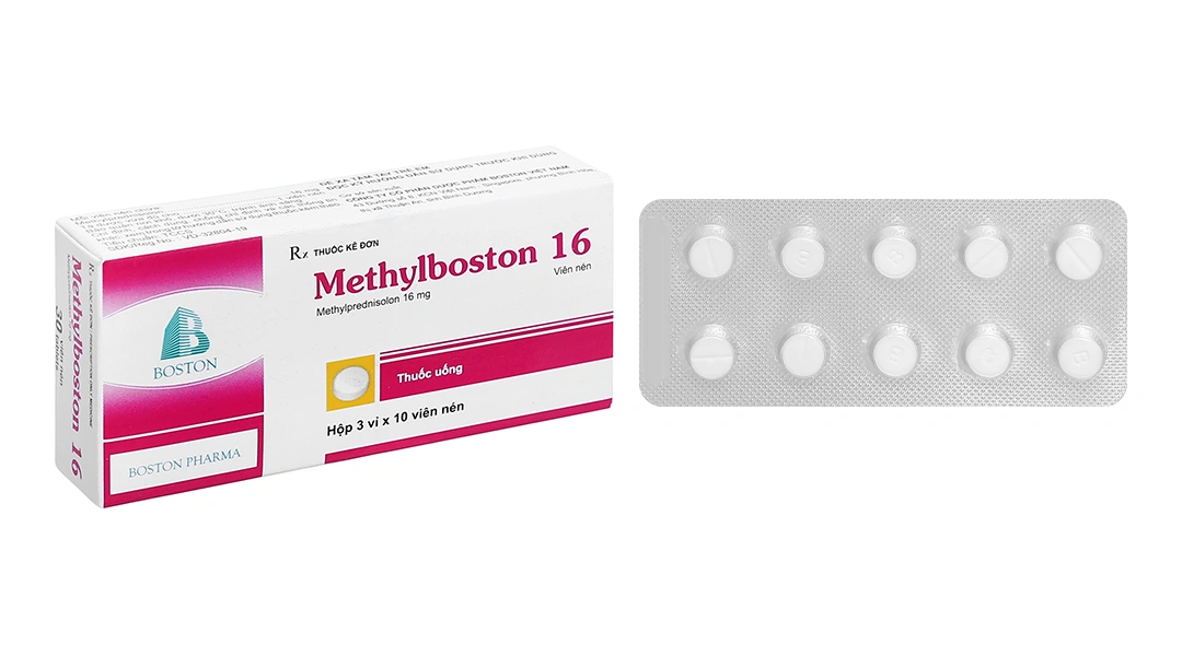 Methylboston 16 thuốc kháng viêm (3 vỉ x 10 viên) - 