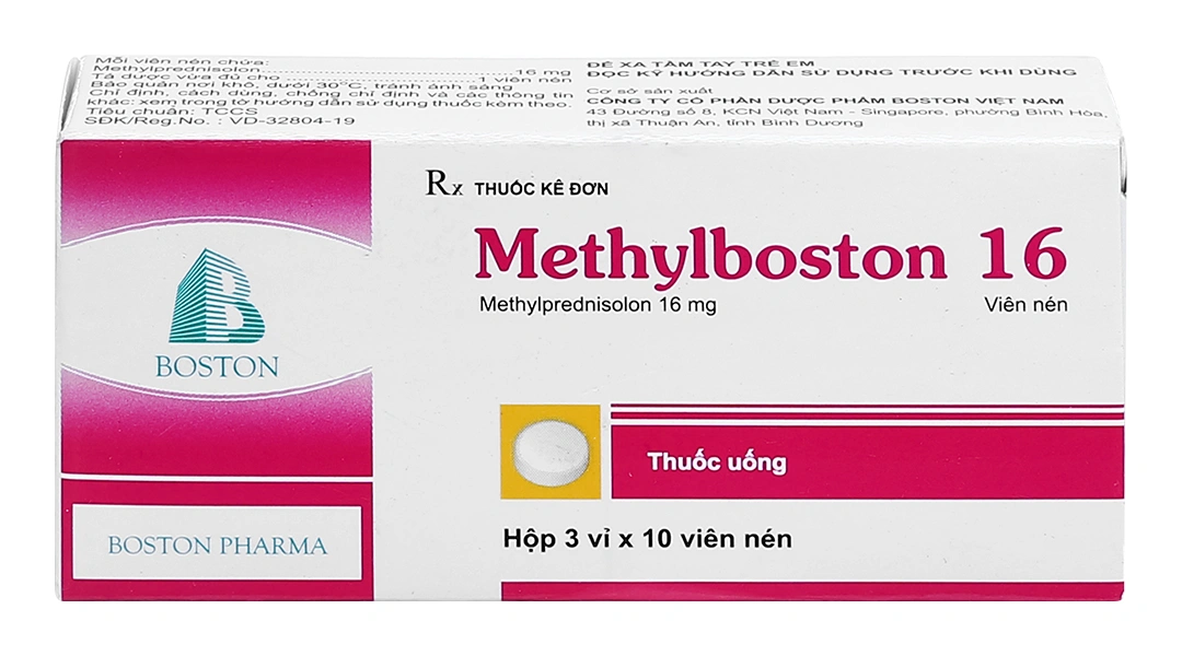 Methylboston 16 thuốc kháng viêm (3 vỉ x 10 viên) - 1