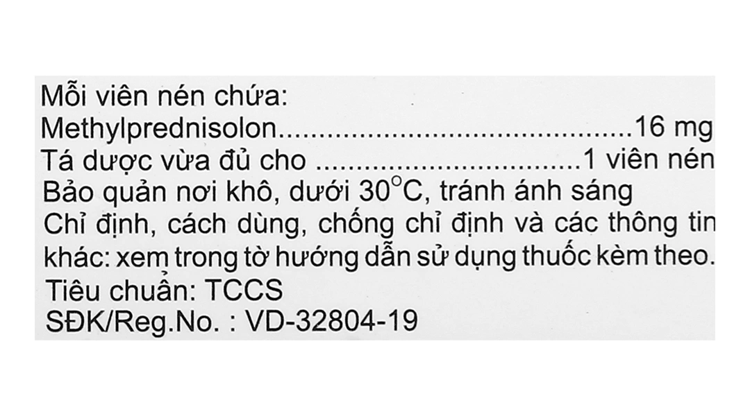 Methylboston 16 thuốc kháng viêm (3 vỉ x 10 viên) - 5