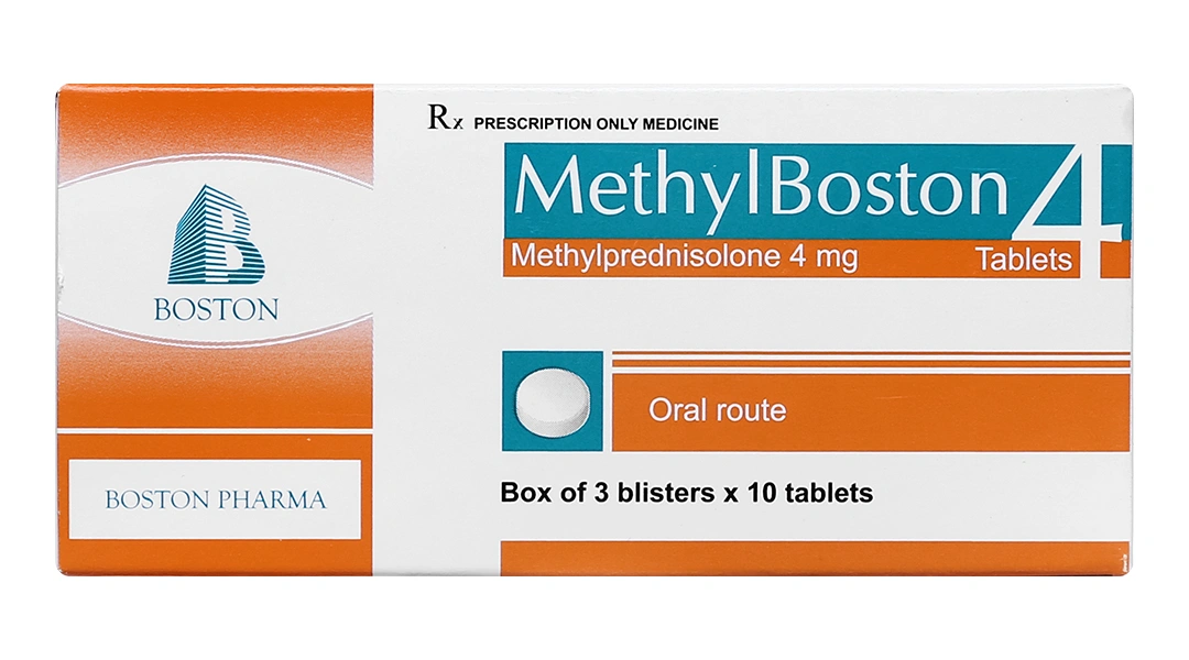 MethylBoston 4 thuốc kháng viêm (3 vỉ x 10 viên) - 2