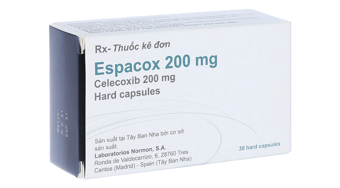 Espacox 200mg giảm đau, kháng viêm xương khớp (3 vỉ x 10 viên) - 1