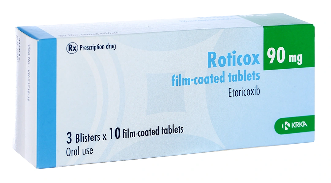 Roticox 90mg giảm đau, kháng viêm xương khớp (3 vỉ x 10 viên) - 1