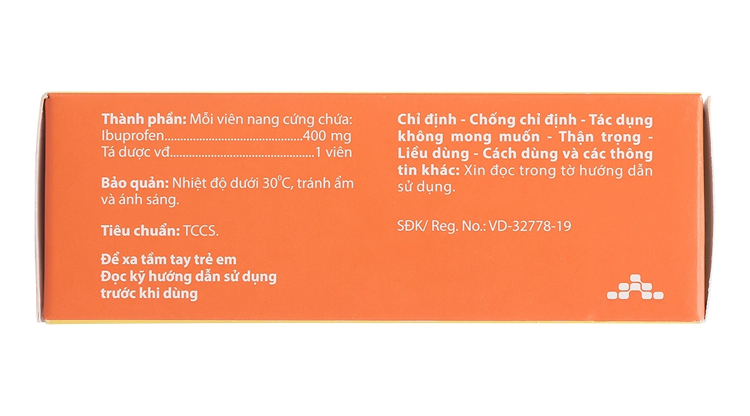 Agirofen 400mg giảm đau, chống viêm (3 vỉ x 10 viên) - 2