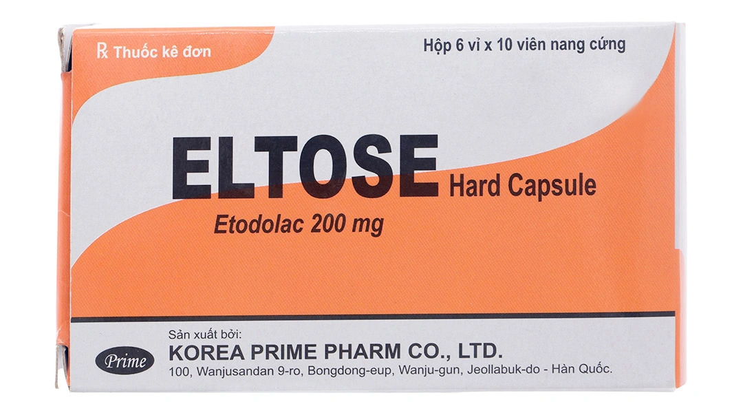 Eltose Hard Capsule 200mg giảm đau, kháng viêm xương khớp (6 vỉ x 10 viên) - 1