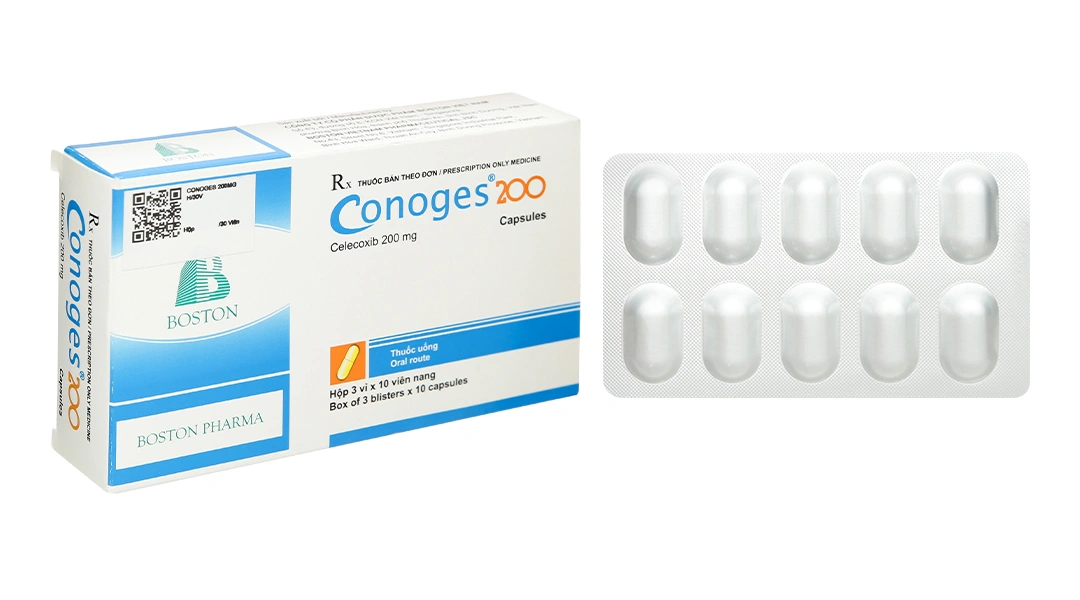 Conoges 200 giảm đau, kháng viêm (3 vỉ x 10 viên) - 