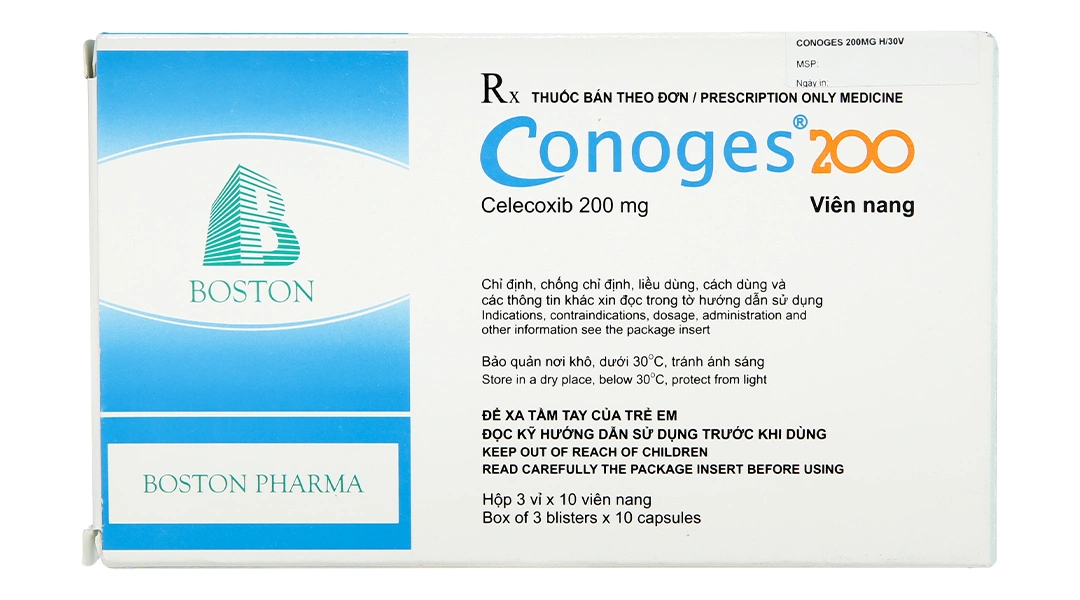Conoges 200 giảm đau, kháng viêm (3 vỉ x 10 viên) - 1