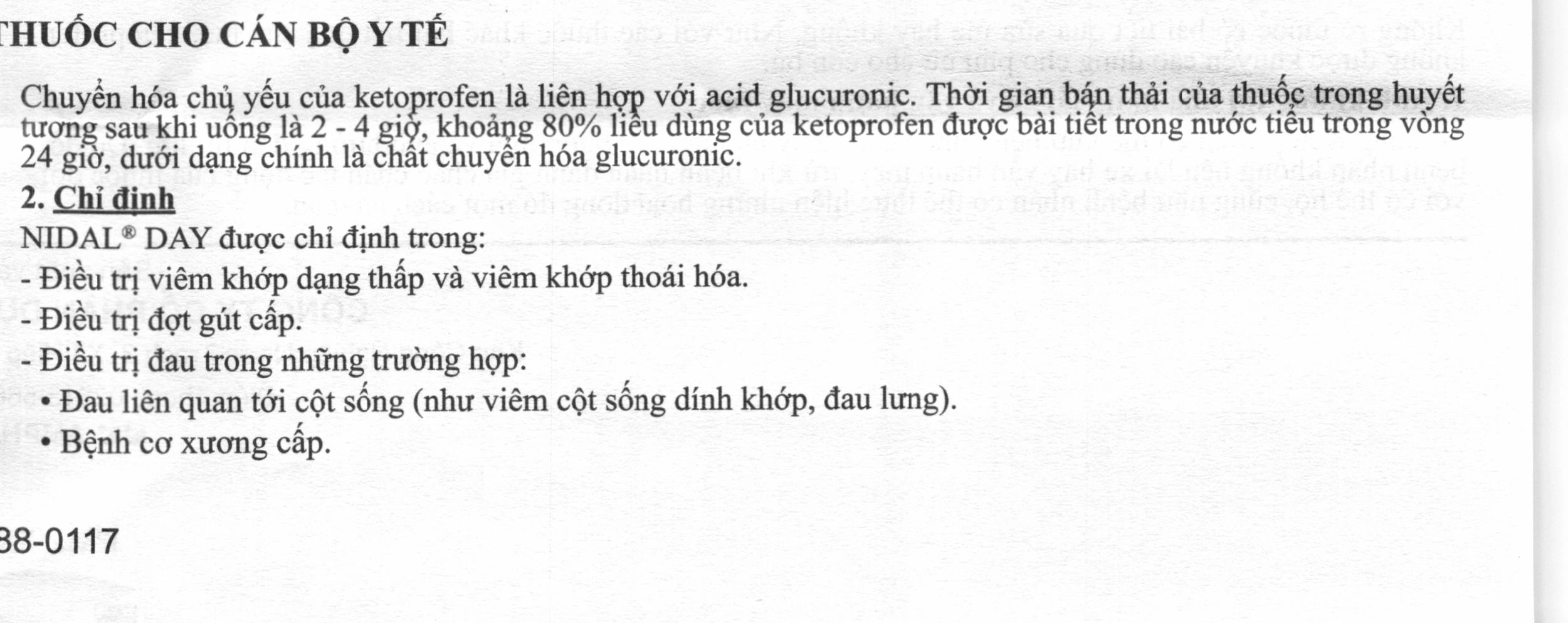 Nidal Day 50mg giảm đau, kháng viêm xương khớp (3 vỉ x 10 viên) - 6