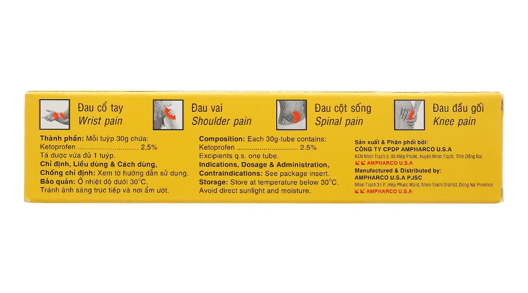 Gel bôi Nidal giảm đau, kháng viêm xương khớp tuýp 30g - 1