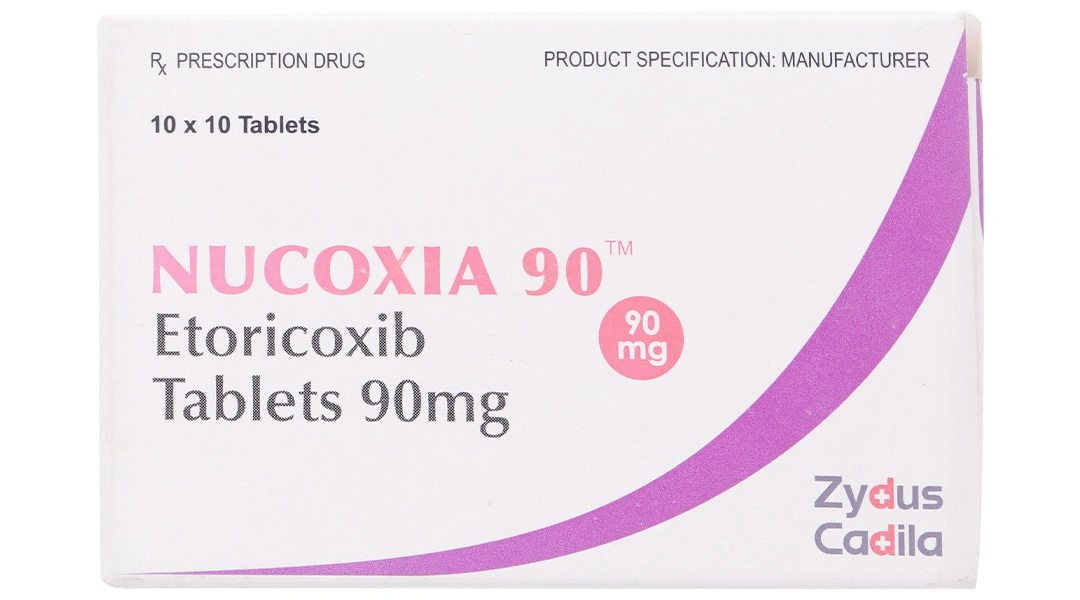 Nucoxia 90mg giảm đau, kháng viêm xương khớp (10 vỉ x 10 viên) - 1
