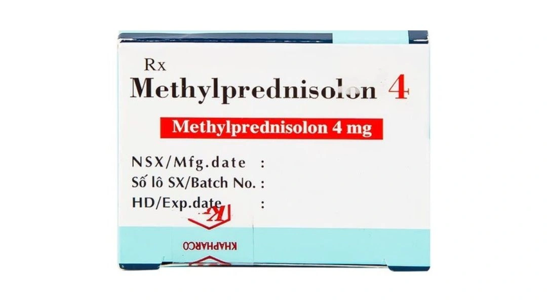Methylprednisolon 4 Khapharco chống viêm, ức chế miễn dịch (10 vỉ x 10 viên) - 4