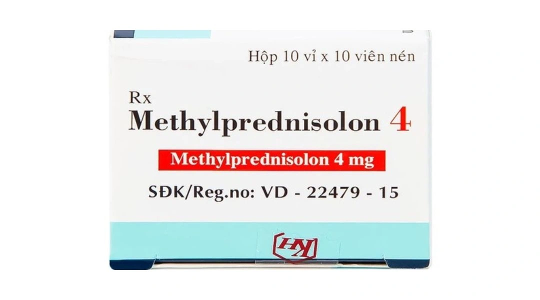 Methylprednisolon 4 Khapharco chống viêm, ức chế miễn dịch (10 vỉ x 10 viên) - 5