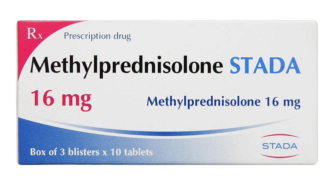 Methylprednisolone STADA 16mg kháng viêm, ức chế miễn dịch (3 vỉ x 10 viên) - 1