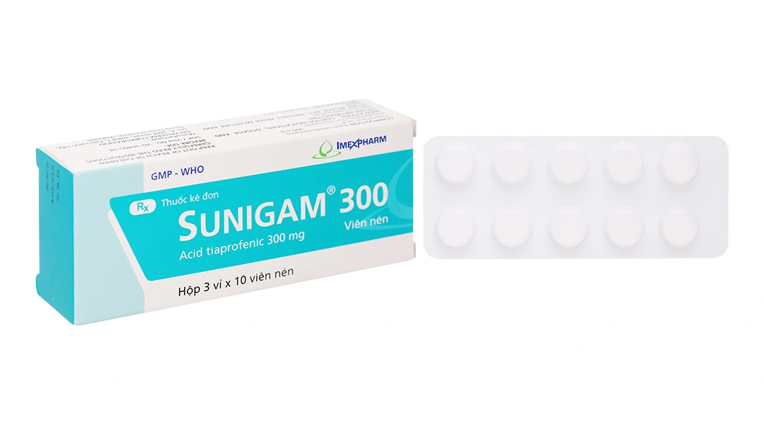 Sunigam 300 giúp giảm đau, kháng viêm (3 vỉ x 10 viên) - 