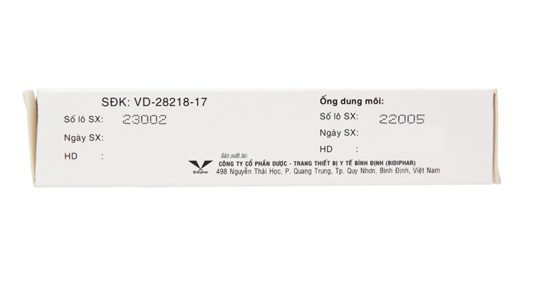 Bột khô Alpha-Chymotrypsin 5000 Bidiphar trị phù nề sau chấn thương (3 lọ bột + 3 ống 2ml) - 3
