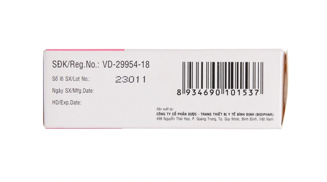 Bột khô pha tiêm Hydrocortison Bidiphar 100mg chống viêm, dị ứng 1 lọ bột + 1 ống 2ml - 3