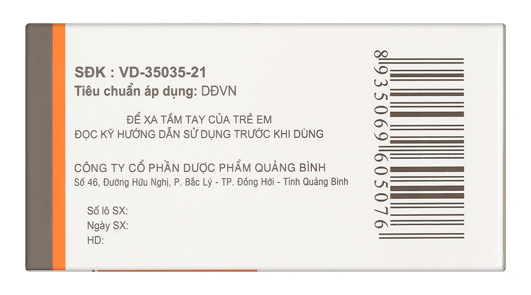 Dexamethason Quapharco 0.5mg trị một số bệnh trong rối loạn nội tiết (10 vỉ x 30 viên) - 2
