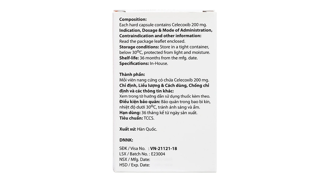 Ceozime Capsule 200mg trị chứng thoái hóa khớp, viêm khớp dạng thấp (3 vỉ x 10 viên) - 1