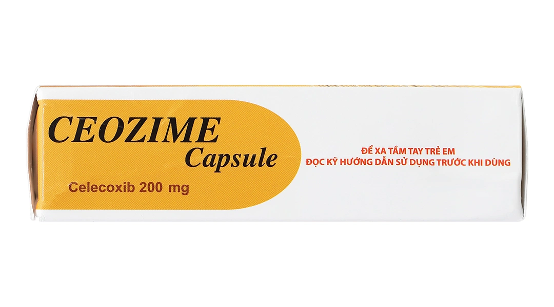 Ceozime Capsule 200mg trị chứng thoái hóa khớp, viêm khớp dạng thấp (3 vỉ x 10 viên) - 3