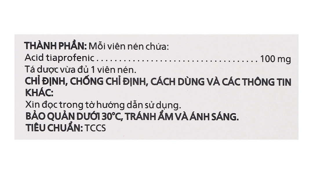 Sunigam 100 giúp giảm đau, kháng viêm (3 vỉ x 10 viên) - 4
