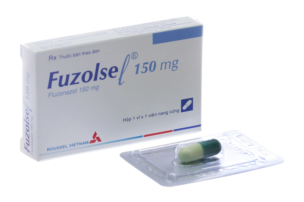 Fuzolsel 150mg trị nhiễm nấm (1 vỉ x 1 viên) - 