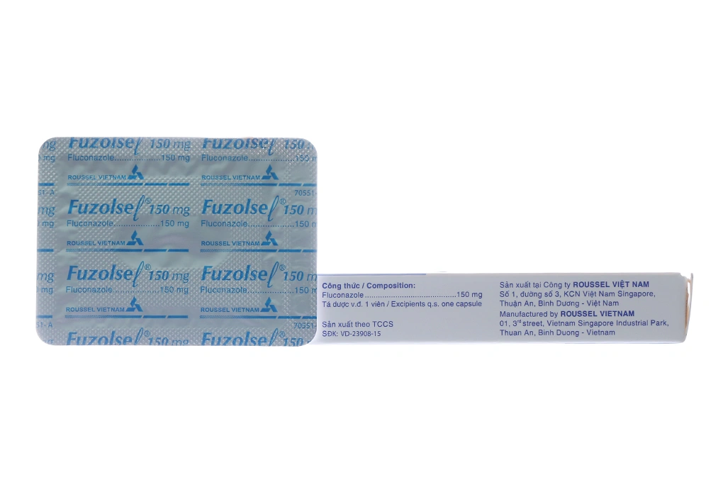 Fuzolsel 150mg trị nhiễm nấm (1 vỉ x 1 viên) - 2