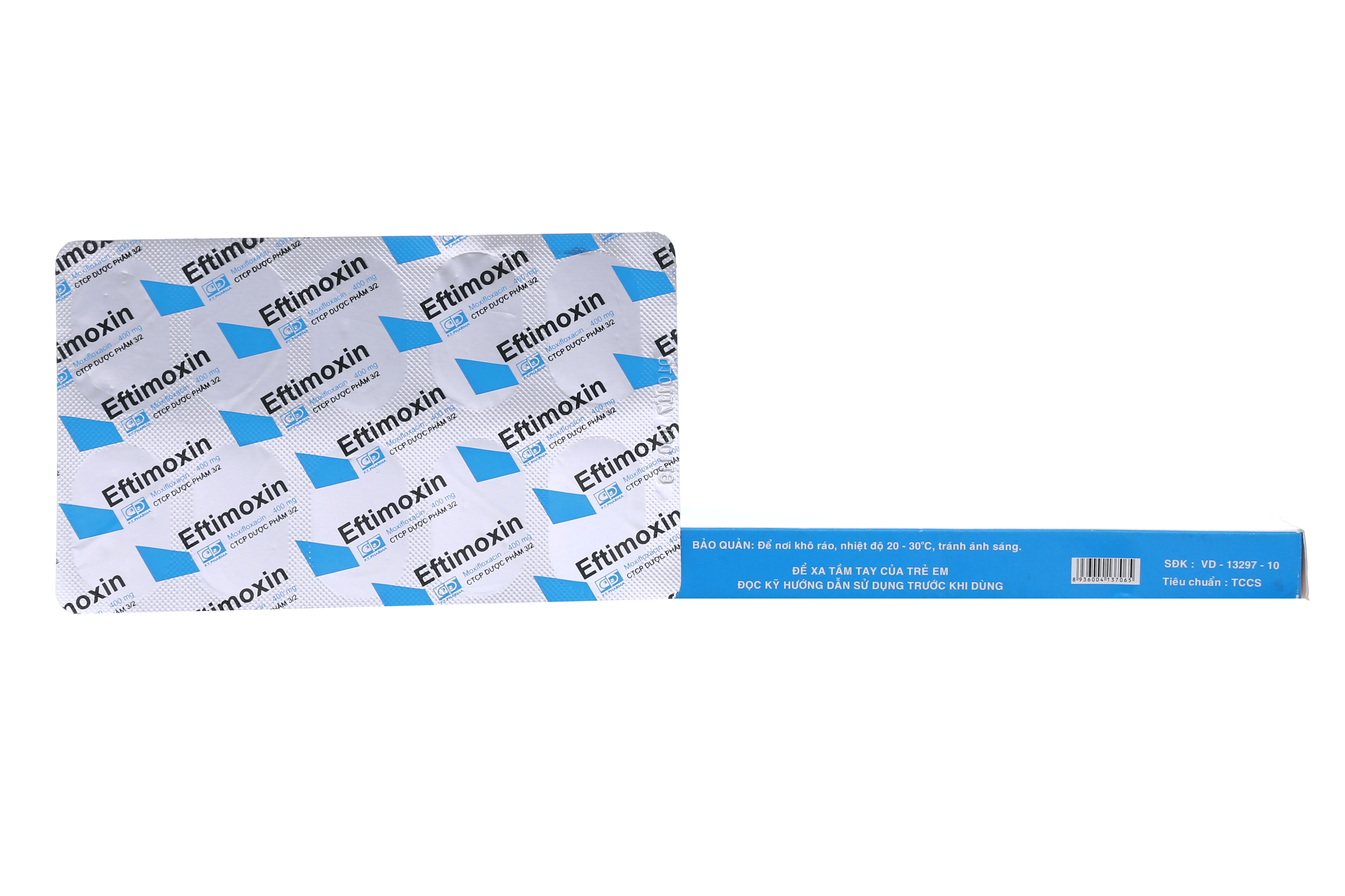 Eftimoxin 400mg trị nhiễm khuẩn (1 vỉ x 10 viên) - 1
